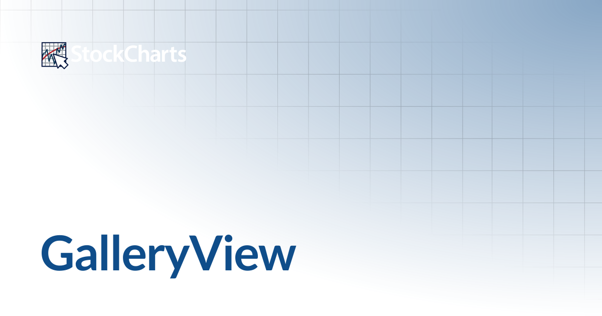 GalleryView | Support Center | StockCharts.com
